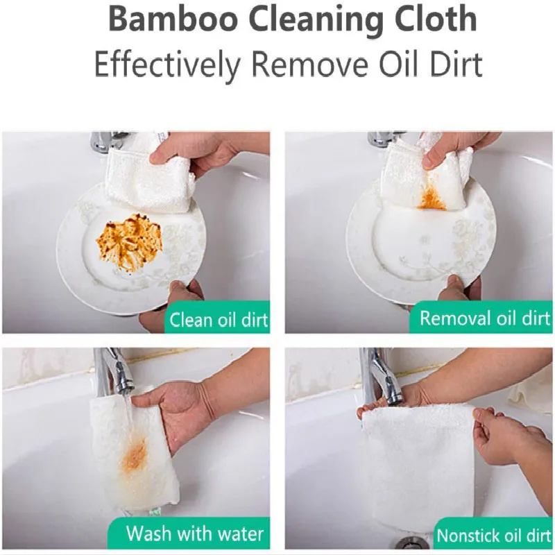 Улучшенная тряпка для посуды кухонная Косметическая мытья 20 шт.|Чистящие