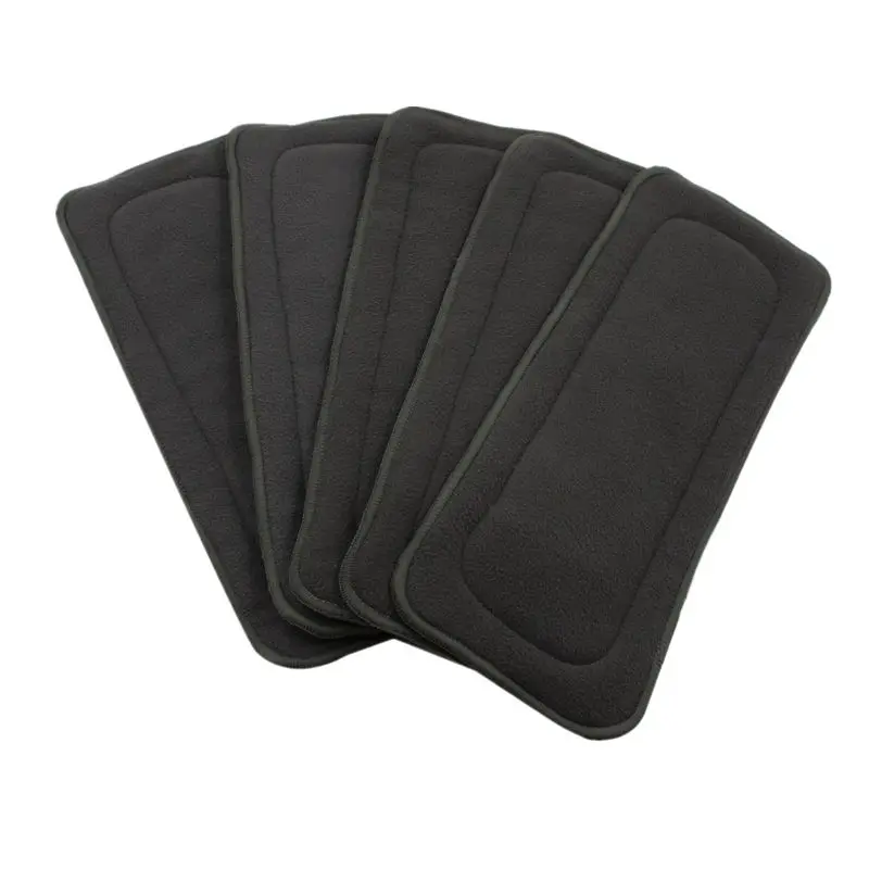 Качественные детские подгузники подгузник с бамбуковым угольным вкладышем для