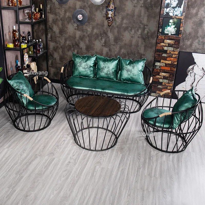 Настраиваемый роскошный Железный диван кресло для отдыха скандинавский