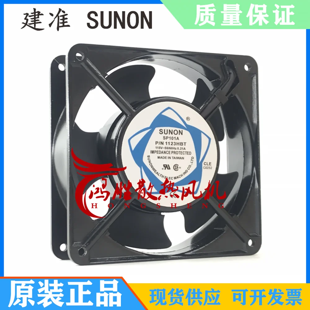 SUNON SP101A 1123HBT.GN 115VAC 120X120X38  107CFM