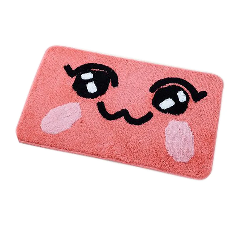 Нескользящий напольный коврик поглощение воды кухонный розовый дверной с