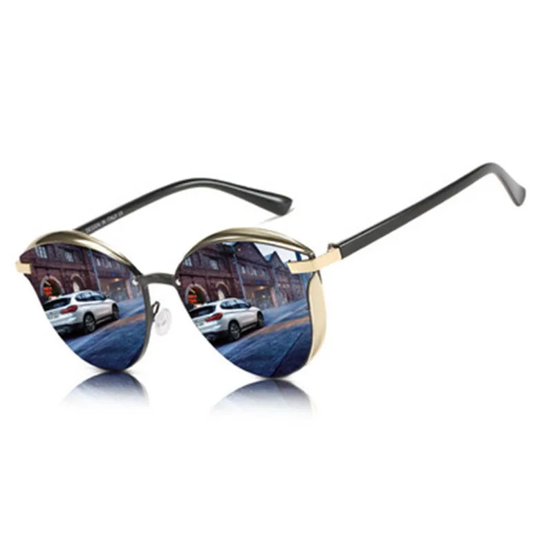 2021 новые круглые солнцезащитные очки в стиле ретро высококачественные модные