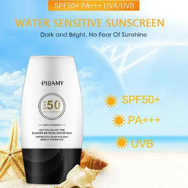 SPF 50 высокая защита УФ отбеливающий солнцезащитный крем для лица тела
