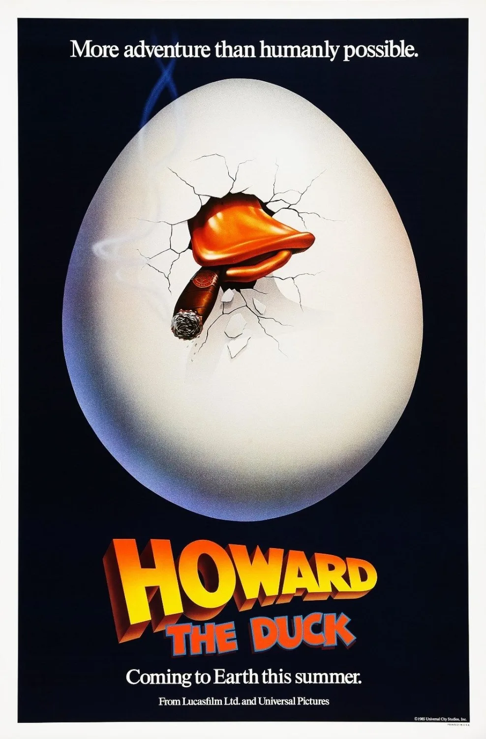 

HOWARD THE DUCK (1986) SILK POSTER Decorative Wall painting 24x36inch