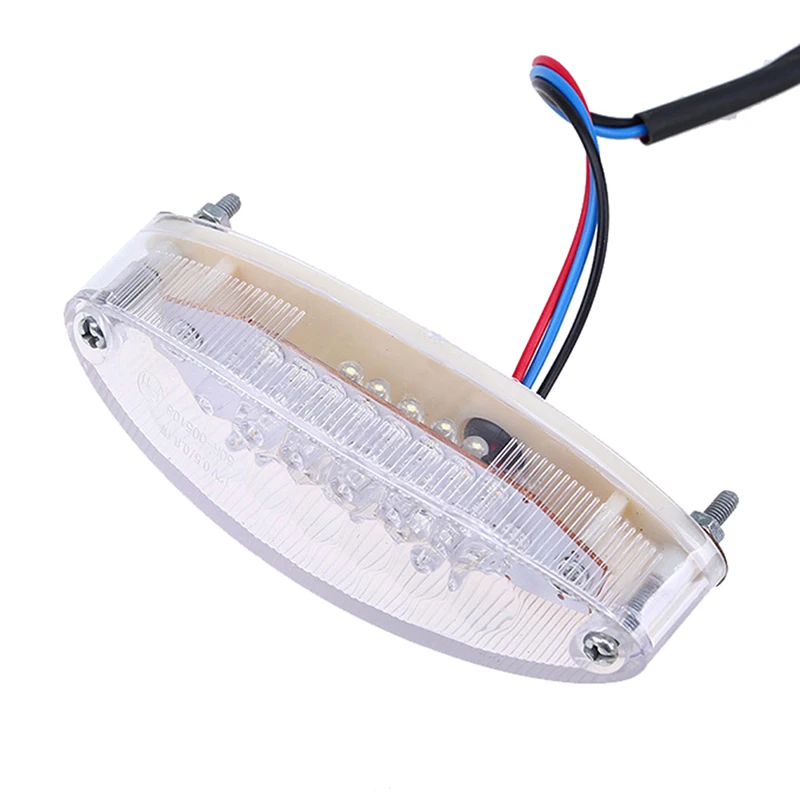 

28 LEDs 3W 12V Motorcycle Rear Light Led Bike Rear Tail Stop Brake ellipse Light