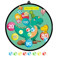 sticky ball target throw sports dartboard shooting creative outdoor dinosaur cloth sucker toys for children gifts