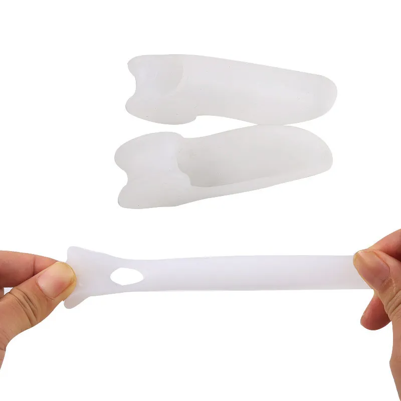 

2pieces=1pair Silicone Soft Small Toe Separator Bunion Hallux Valgus Correction Tools Professional Feet Care Pedicure Tools