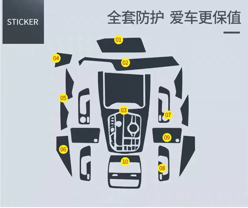 Автомобильная наклейка для BMW прозрачная рекламная пленка из ТПУ s Для bmw x7 2019