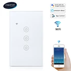 Умный светильник ель Yagusmart Tuya с Wi-Fi, сенсорный переключатель с поддержкой Alexa, Google Home, голосовое управление, 123 клавиши