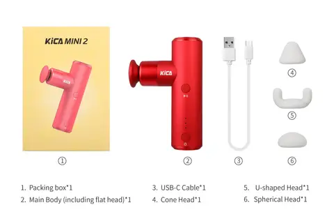 KICA Mini 2 Фасциальный пистолет для спорта