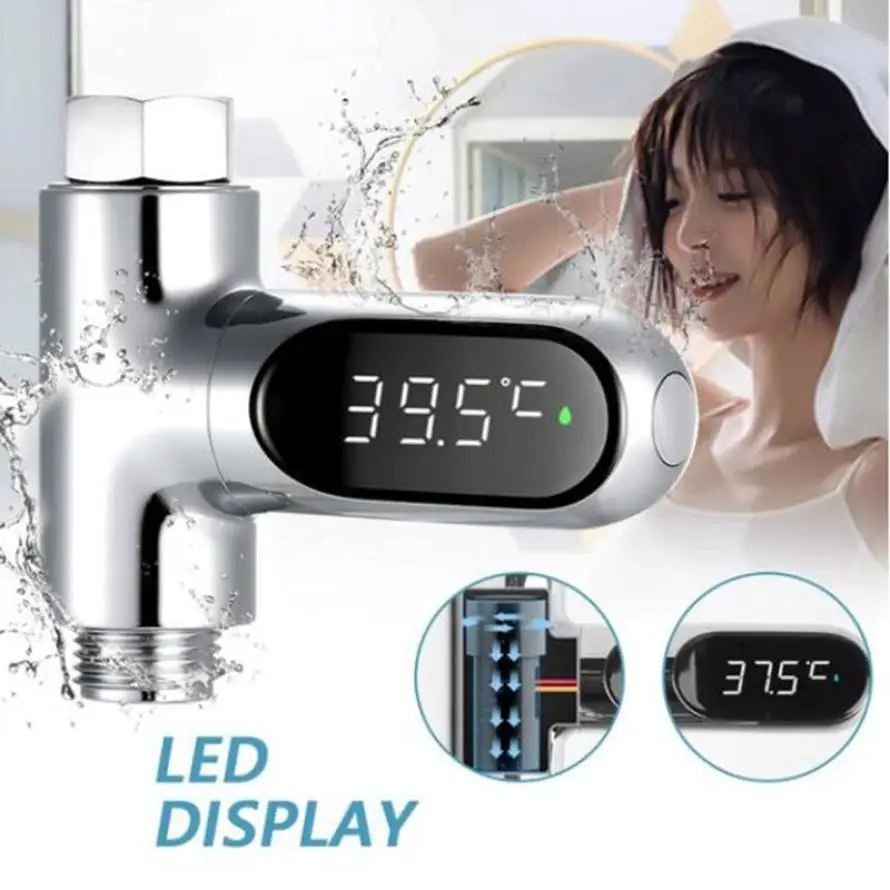 

Second generation LED thermometer baby bath measuring temperature sensor visual water temperature meter