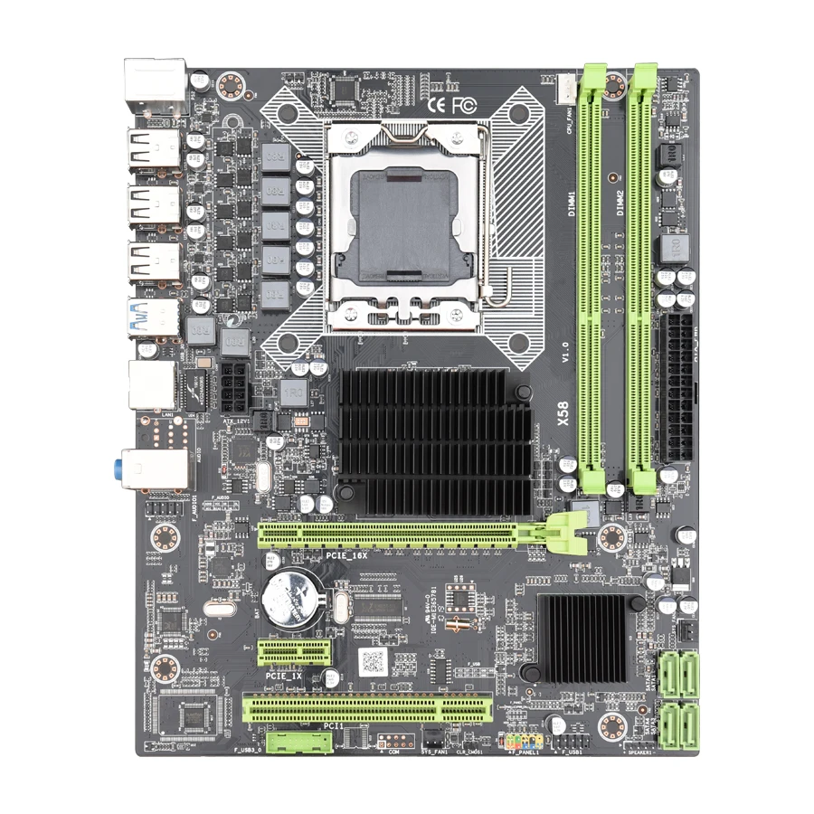 Kllisre X58 LGA 1366 материнская плата поддерживает серверную память REG ECC и процессор xeon