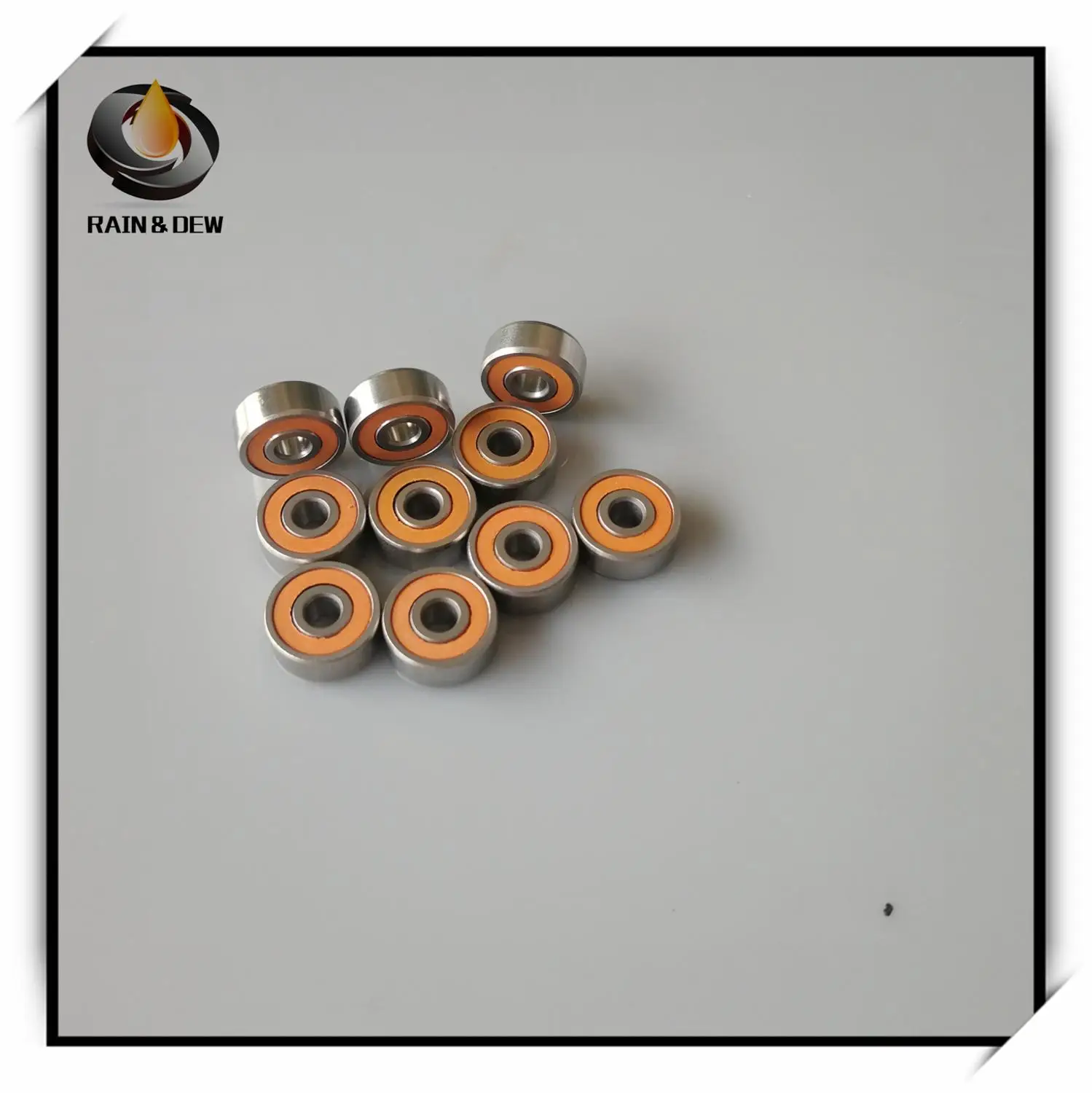 2 шт. SMR103 2RS сертификатом от сертификационной 3x10x4 Нержавеющая сталь Гибридный