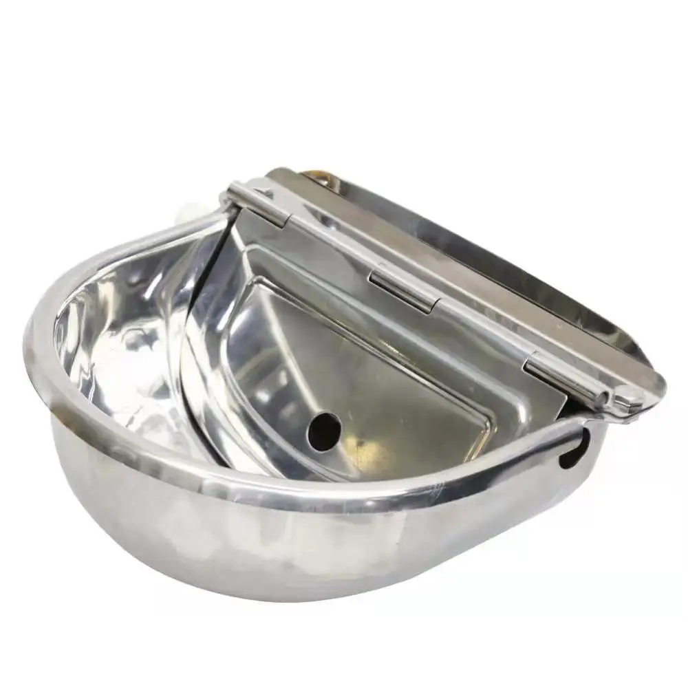 Cow Drinking Bowl Stainless Steel Automatic Float Water Outlet Cup Goat Drinker For Pig/Cattle/Sheep/Horse/Dog With Tube | Дом и сад