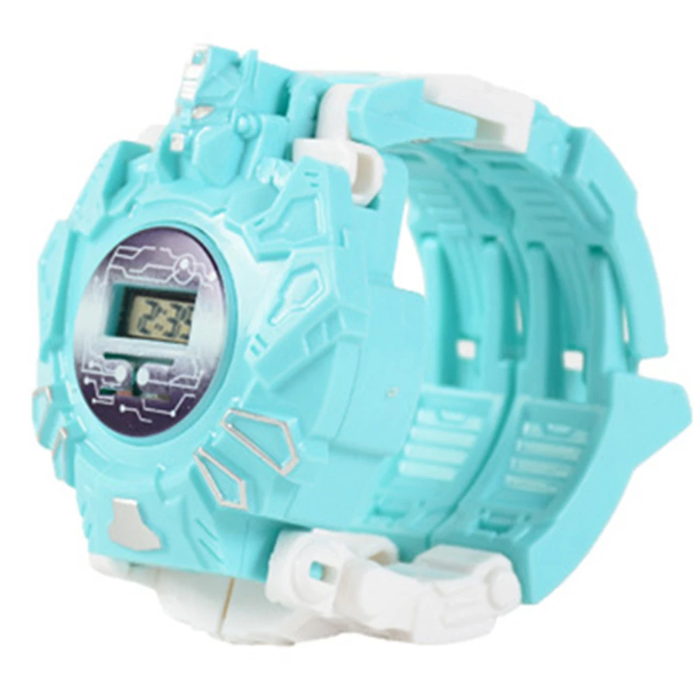 Цифровые Mecha детские игрушки для мальчиков и девочек спортивные вращающиеся