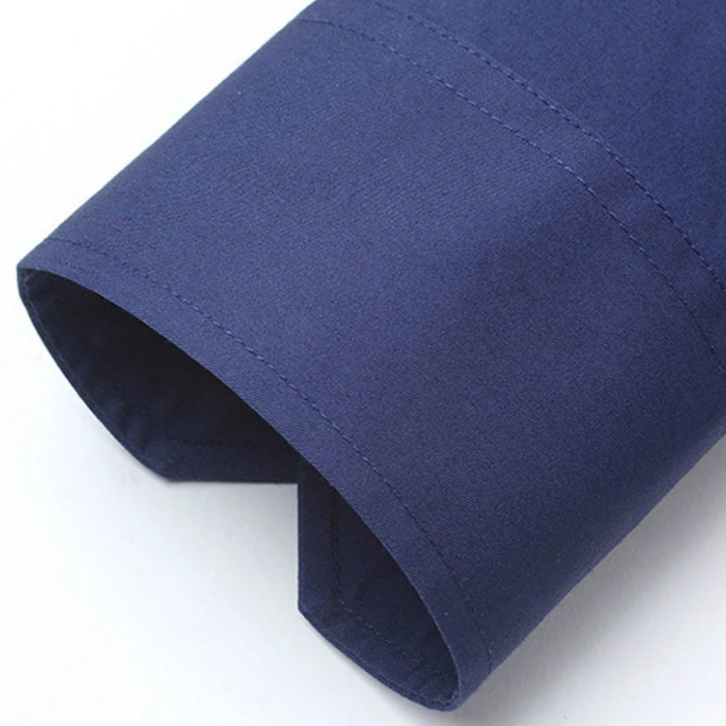 

Men Long Sleeve Shirts Solid Turn-down Collar Large Size 8XL Mens Shirt Slim Fit Korean Style Leisure All-match New Trendy Chic