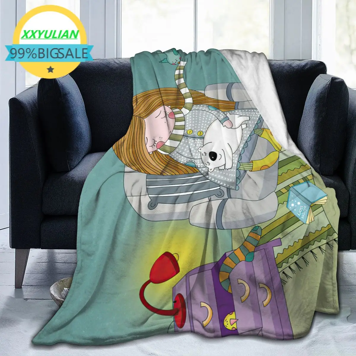 

Ultra Soft Sofa Blanket Cover Blanket Cartoon Cartoon Bedding Flannel plied Sofa Bedroom Decor for Children and Adults 278474615