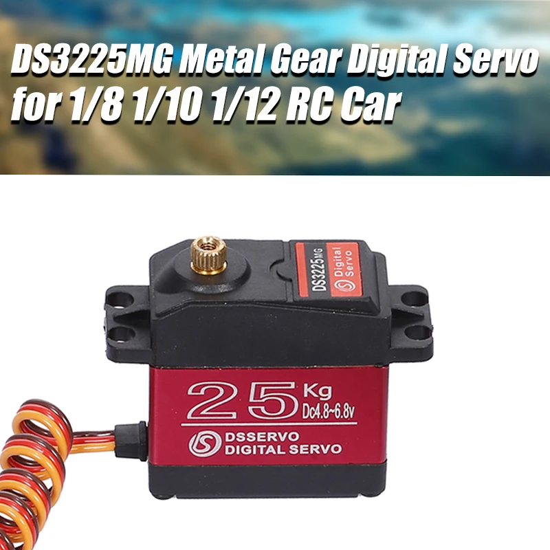 Водонепроницаемый Servo DS3225 25 кг/0.13sec металлический Шестерни цифровой сервопривод