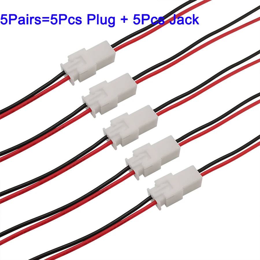 10 шт. JST XH2.54 2-контактный разъем «папа-мама» 20 см, шаг 2,54 мм, 2P, разъем «сделай сам», адаптер для электрического кабеля 26AWG