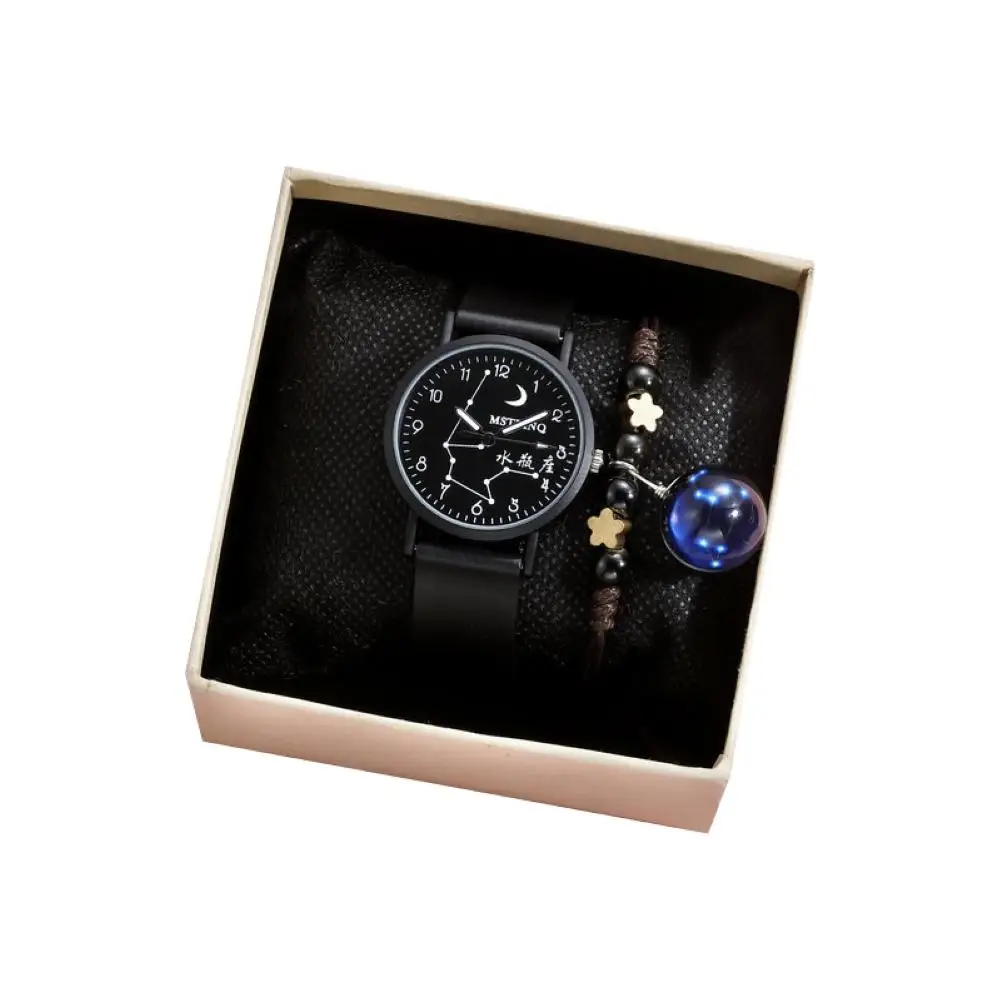 

Women/Men Wristwatches Stylish Luminous 12 Constellation Quartz Movement Wrist Watch Fashion Creative Bracelet Watches Gifts