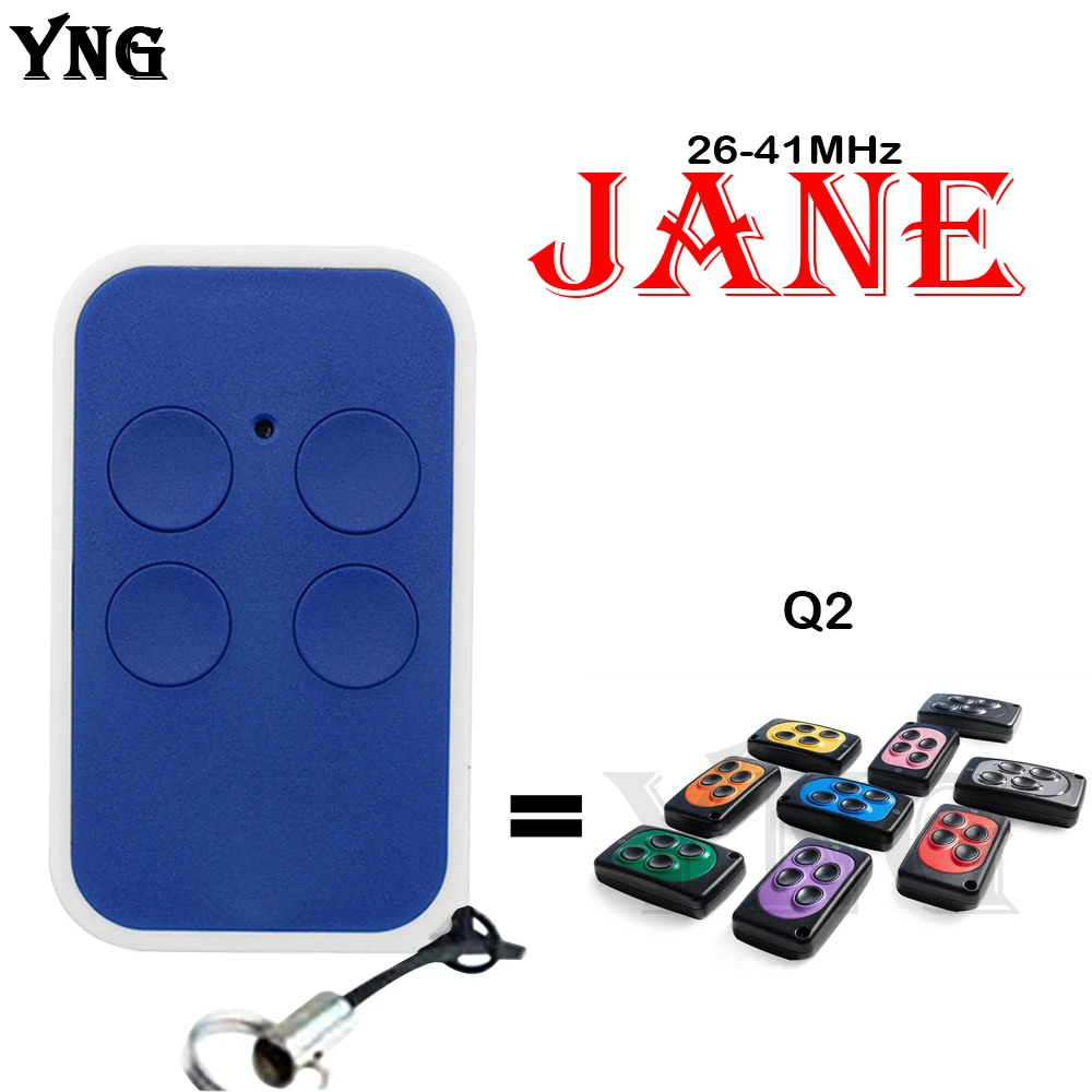 

For JANE Q 2 / 4 Garage Door Remote Control Replacement Clone Fixed Code 30.875mhz 30.900mhz 40.685mhz 29.875mhz Gate Opener