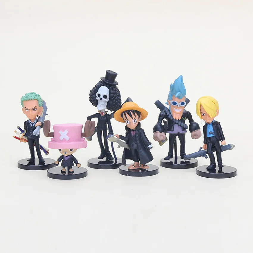 Аниме Одна деталь Набор фигурок Зоро Nami Usopp с изображениями героев мультфильмов, модная одежда Тони Чоппер Нико Фрэнки Брук Луффи, игровые фигурки, модель игрушки
