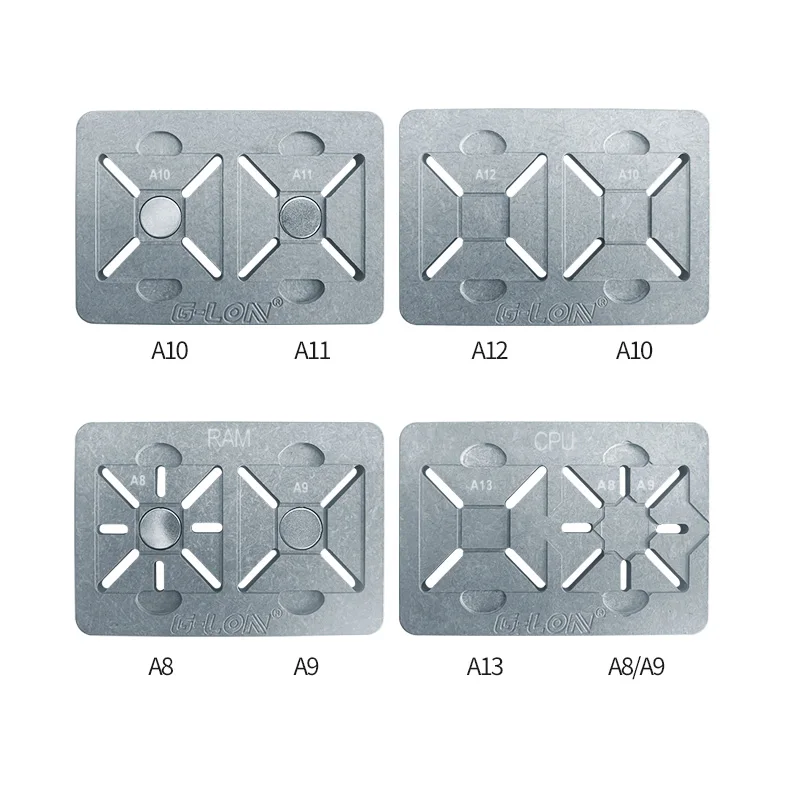 Шарики для микросхем IC трафарет BGA ремонта растений Оловянная паяльная сеть A8 A9 A10