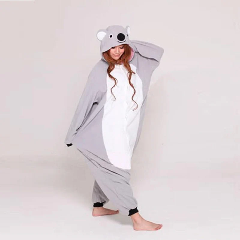 Уютный комбинезон Koala для взрослых пижамы кигуруми в виде животных мультяшная