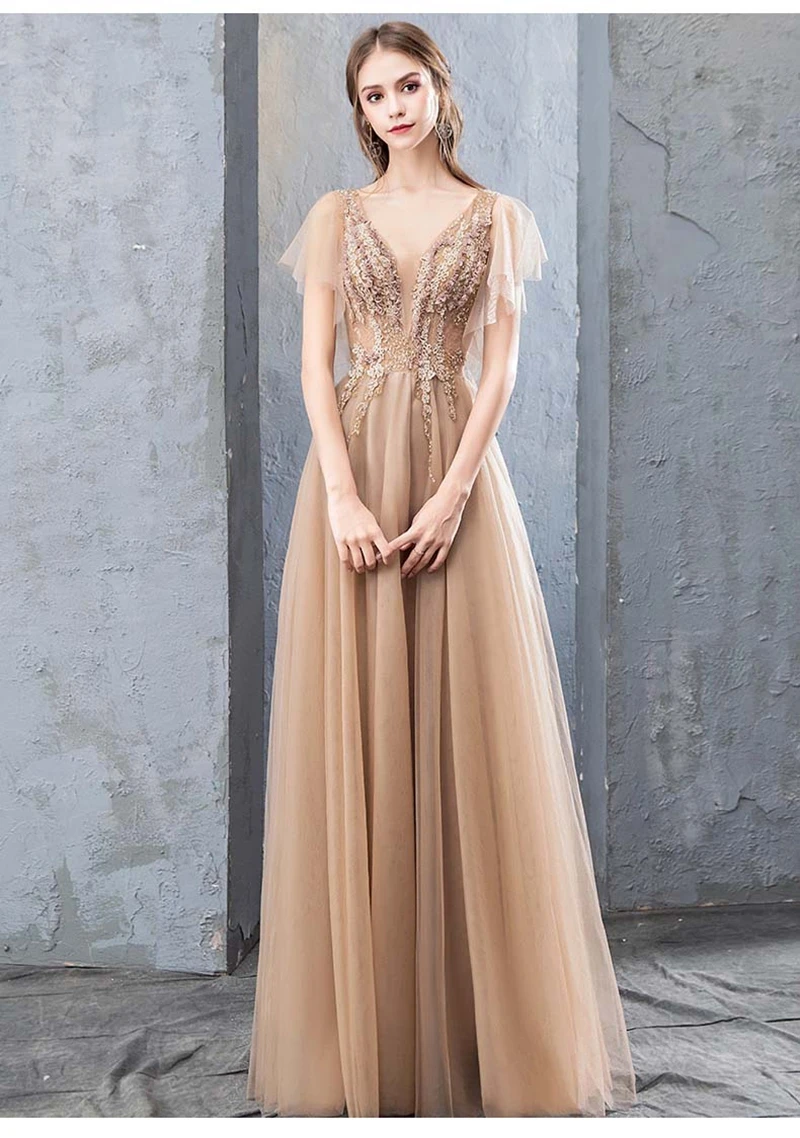 

Женское вечернее платье, модное женское золотистое банкетное темпераментное платье, юбка, платье для проведения вечевечерние НКИ, тонкое длинное свадебное платье, юбка