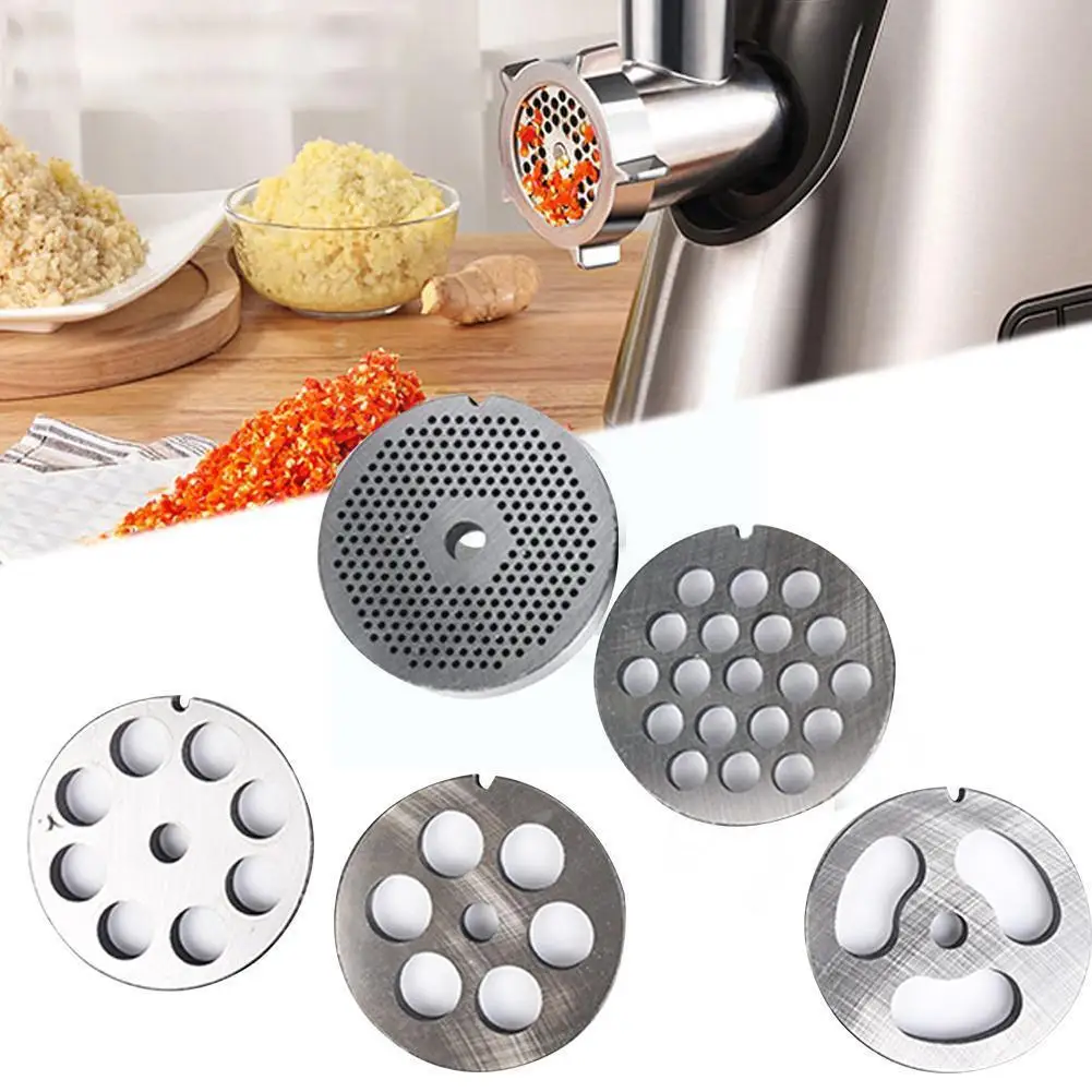 

32 Type Electric Meat Grinder Hole Plate Meat Grinder Replacement 3/ /6 Crusher /8 Knife Disc /10/12/14/ Accessories 4/5 16 I9k2