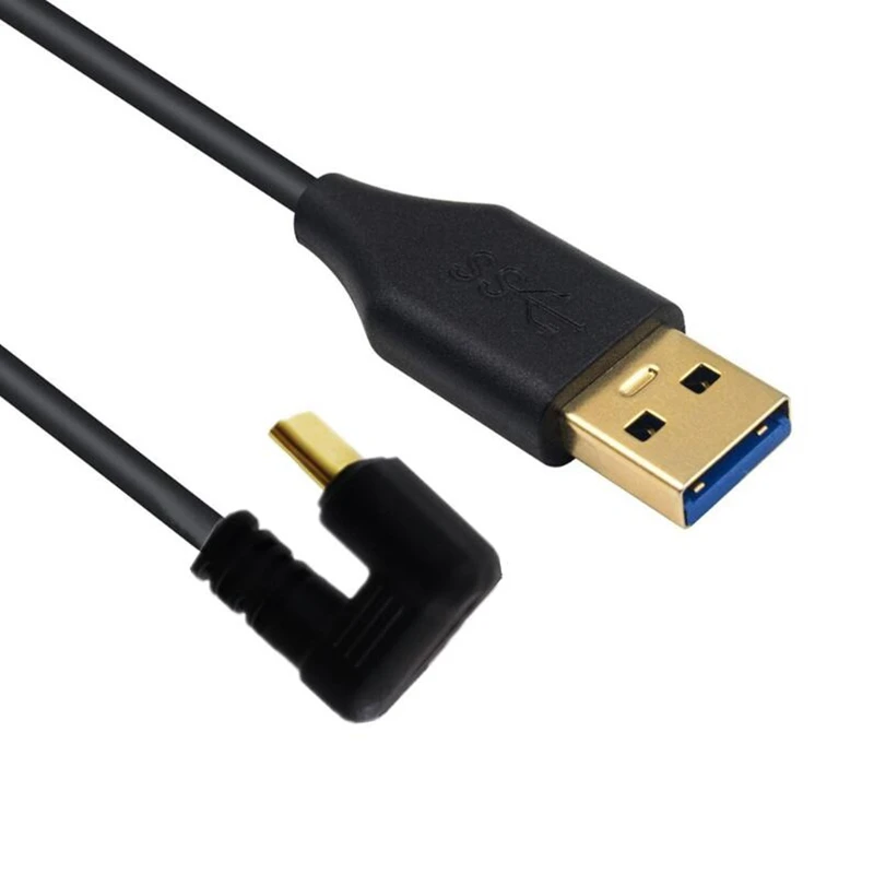 Позолоченный USB-кабель 0 2 A типа папа-Type-C U-образный 5 Гбит/с 1 8 м 3 | Электроника