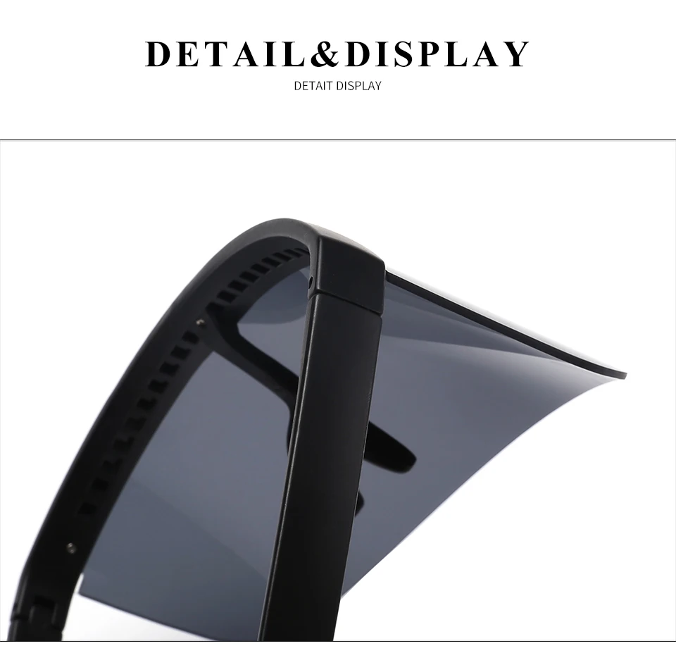 Солнцезащитные очки с защитой от подглядывания негабаритная оправа шляпа маска