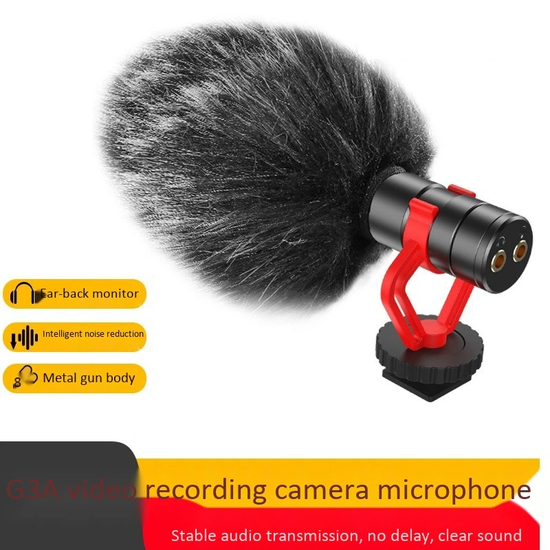 Camera Microphone Super-Cardioid Directional Condenser Video Noise Reduction for Sony Nikon Canon Fuji DSLRs | Электроника