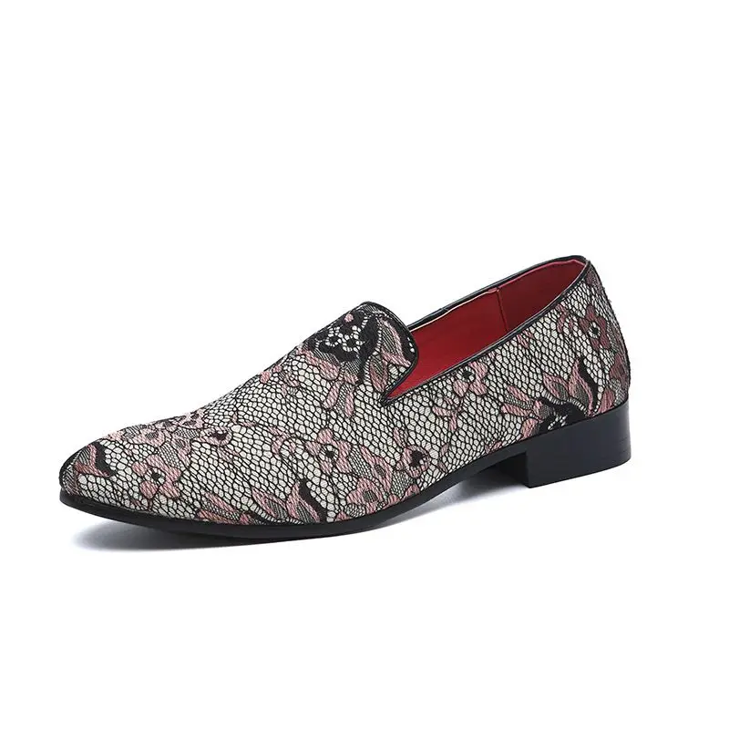 

Autumn New Products Men's Fashion Chinese Style Embroidered Canvas Tidal Shoes Comfortable Casual Men's Shoes Sell Well HL604