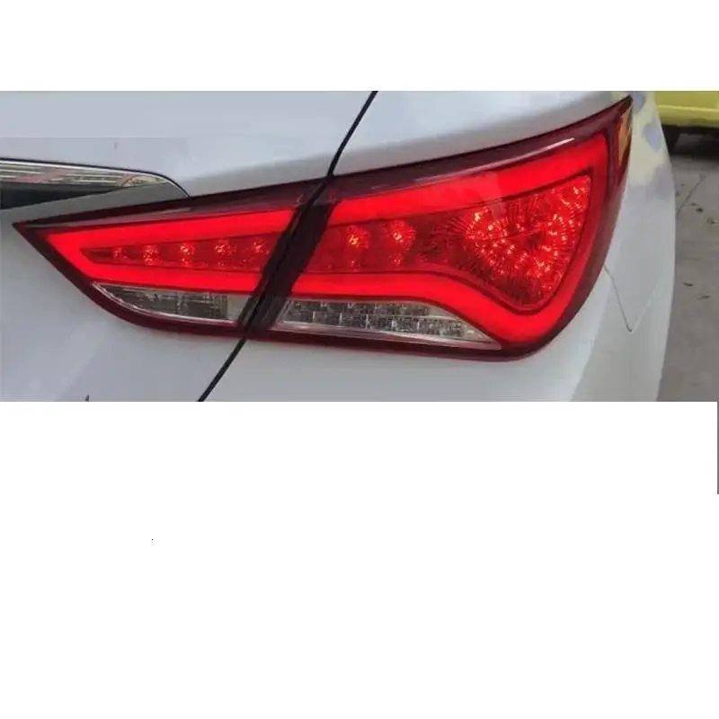 Автозапчасти для автомобилей, автомобильные лампы Drl, светодиодные дневные ходовые фары, задние Автомобильные фары в сборе для hyundai Sonata