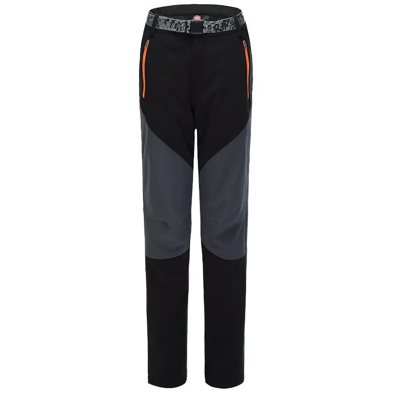 NUONEKO Winter Women Men Fleece Warm Softshell Pants Camping Hiking Pants Outdoor Sport Fishing Skiing Waterproof  Trousers PM25