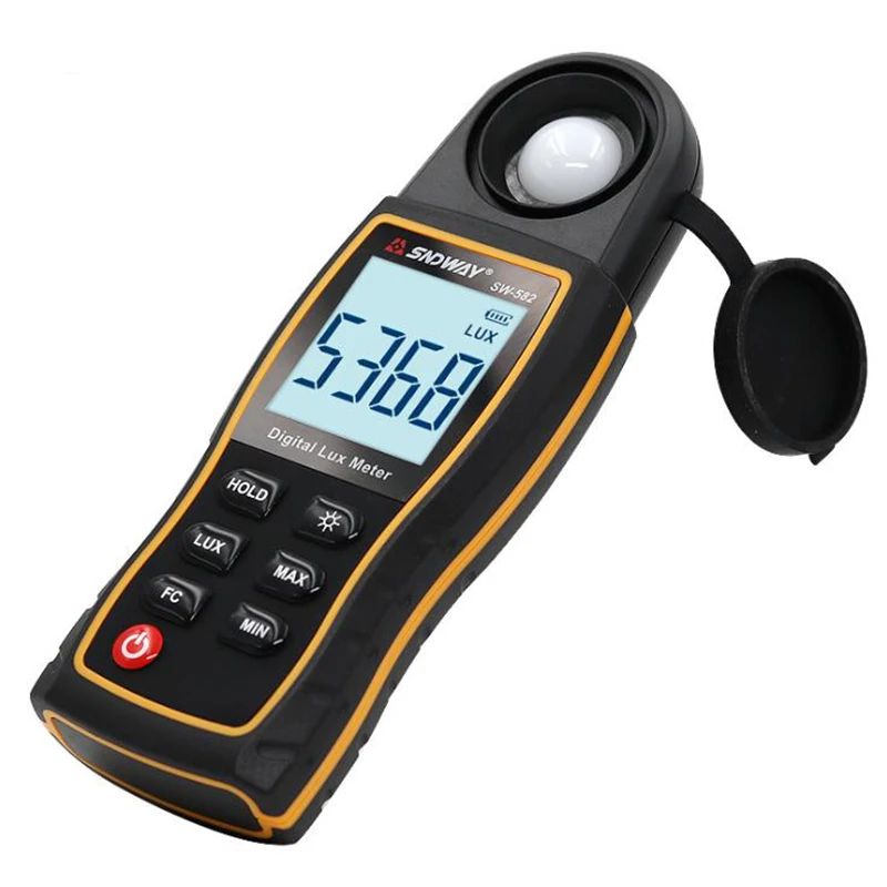 Портативный цифровой светильник меритель освещенности для фотосъемки