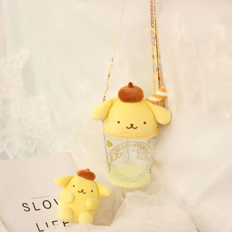 Новые плюшевые игрушки My Melody Kuromi Cinnamoroll Babycinnamoroll Pom пурин Желейный мессенджер