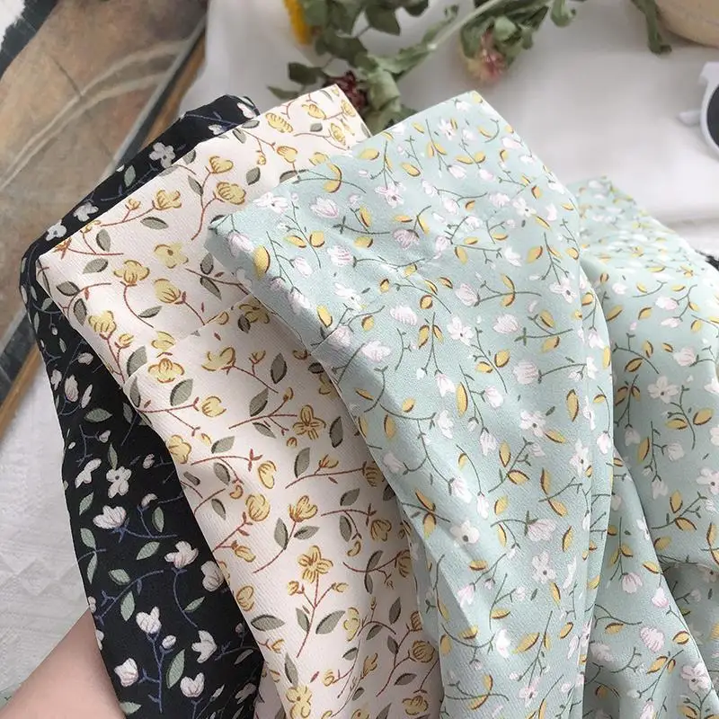 

Vintage Floral Print Leaf Flowers Chiffon Long Skirts For Women Elastic High Waist Summer Fairy Y2k Boho Midi Skirt