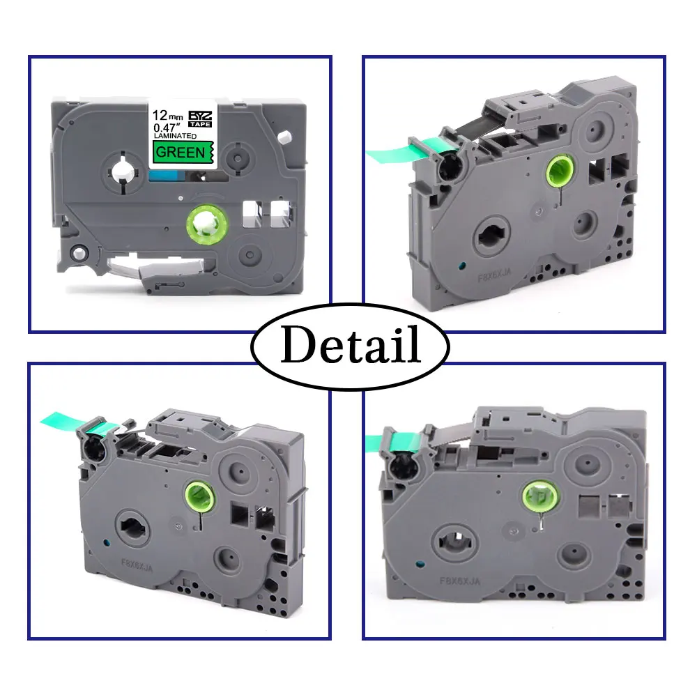 Ламинированные ленты UniPlus 12 мм белого и синего цветов фотоаксессуары tze535