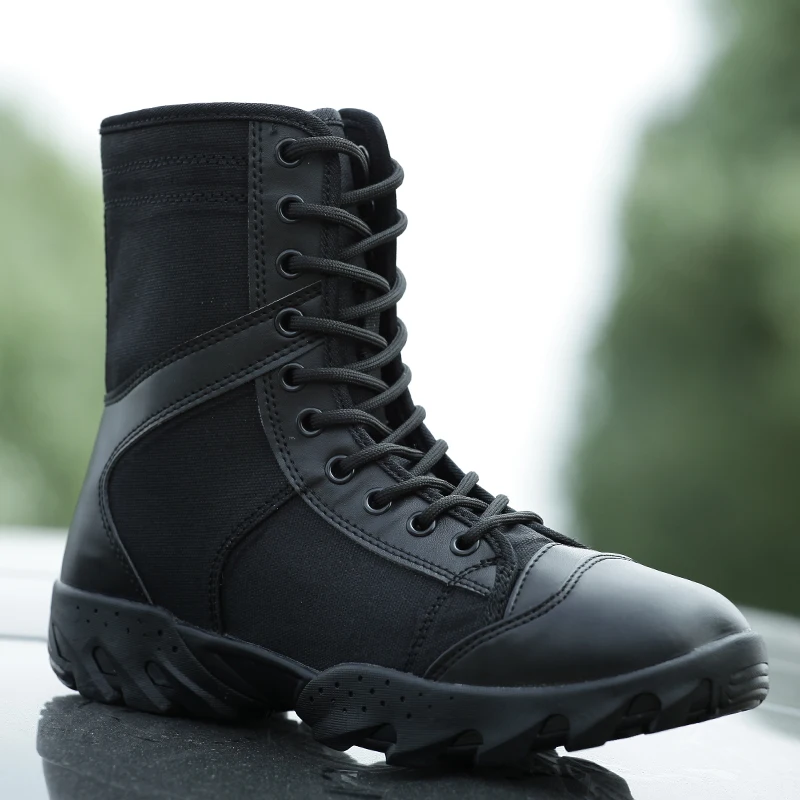 Военные черные ботинки мужские демисезонные тактические спецназа военные