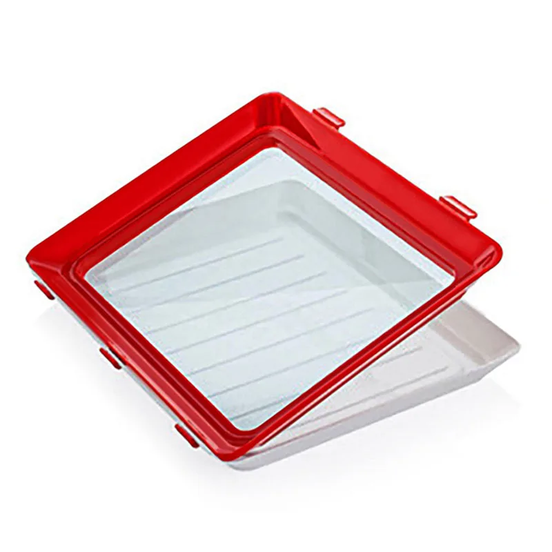 

New Tray Creative Food Plastic Preservation Tray Kitchen Items Food Storage Container Set Food Fresh Storage Microwave Cover