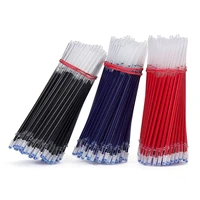 30pcs50pcs gel pen refill 0 5mm needle tip blue black ink handle signature rods for office school writing stationery accessory