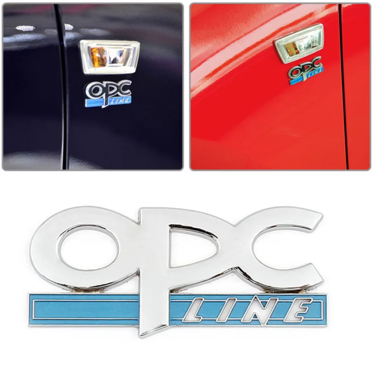 

1pcs 3D metal OPC LINE car label tail stickers emblem Badge car styling for Buick Encore Excelle GT XT Enclave Regal Larcosse