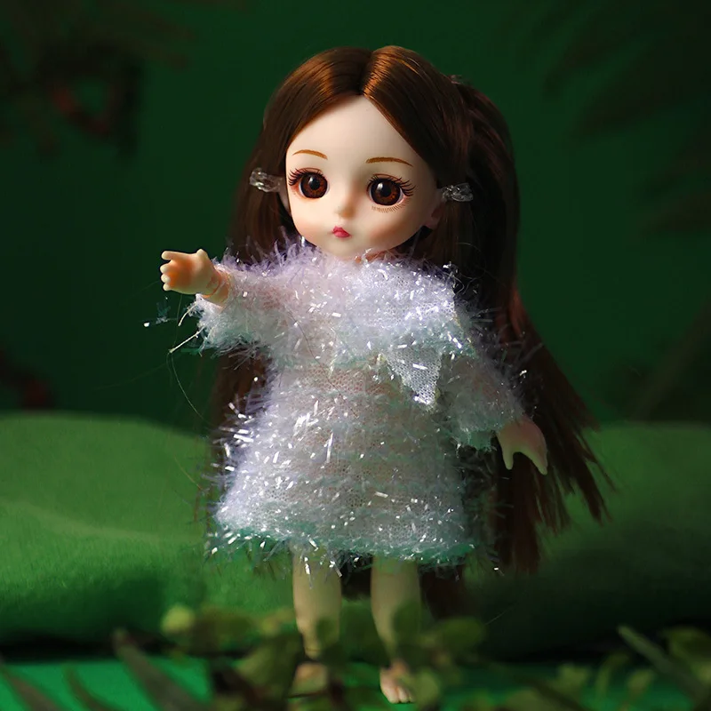 Реалистичная 13 подвижная шарнирная кукла игрушки для детей 16 см BJD милая детская