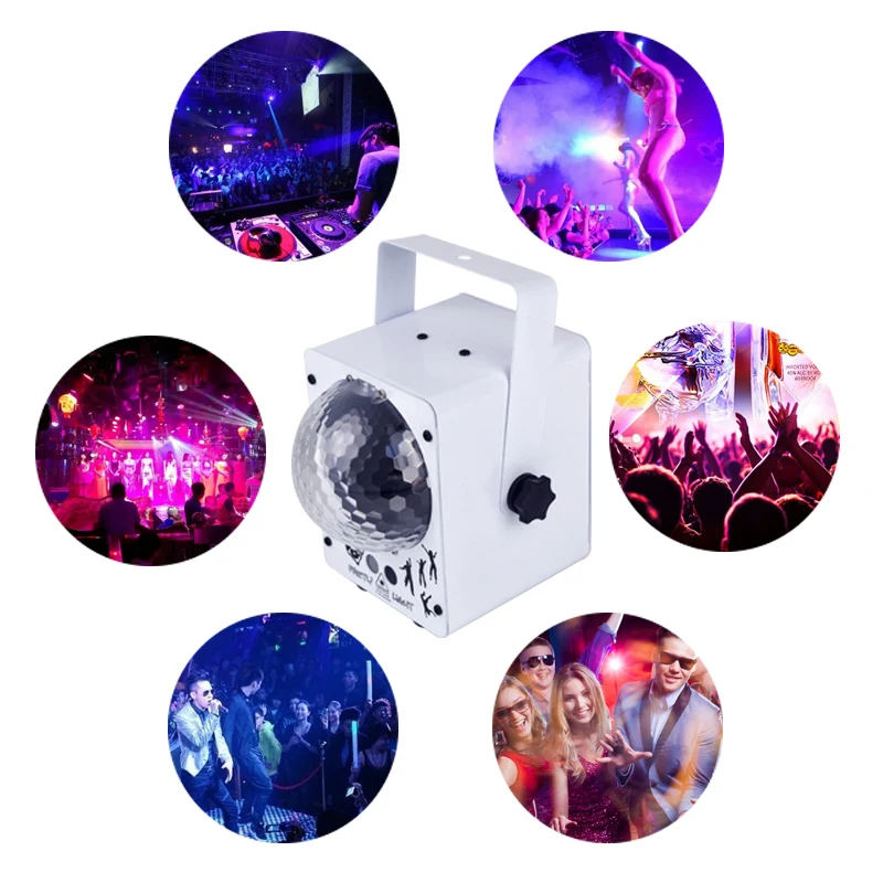 WUZSTAR светодиодный DJ светильник s 60 узоров диско лазерный проектор вечерние светильник волшебный шар сценический лазерный светильник ing для свадебного фестиваля
