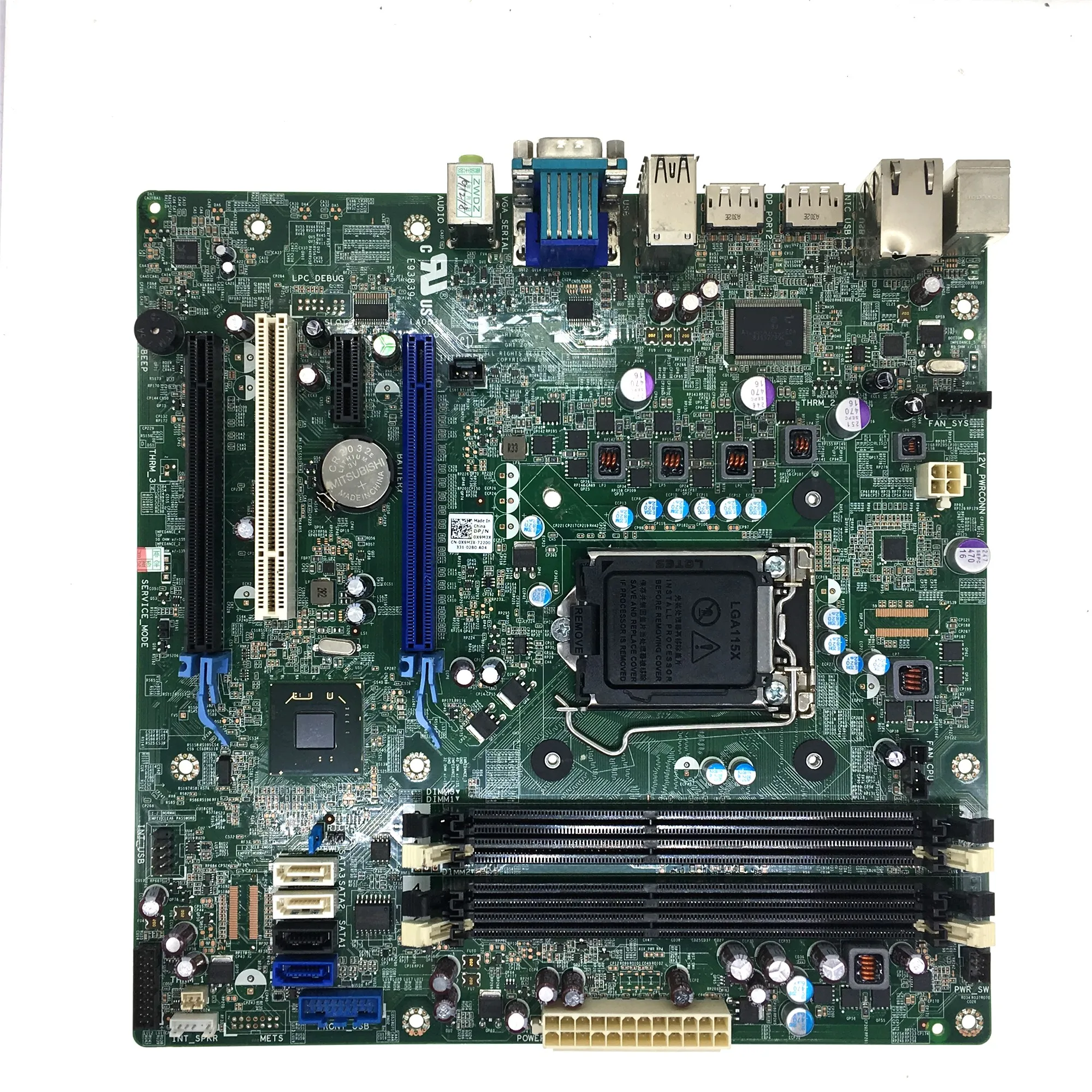 Материнская плата для Dell OptiPlex 9010 7010 T1650 MT DT DP/N: X9M3X J32FG 4M68N 49G3W T3G9D F55GT 773VG GY6Y8 M1RNT YXT71