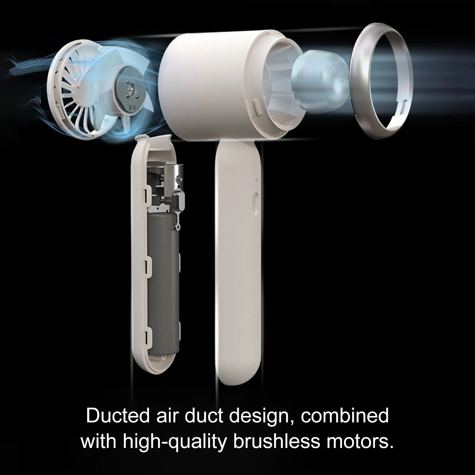 

3 Speed Adjustable Silent Fan Handheld Fan Built In Battery Fan Portable Cooling Fan With Base For Indoor Outdoor