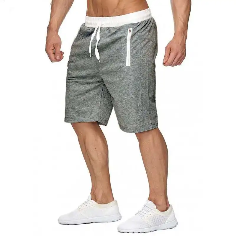 

2020 new shorts men's high-quality bottom elastic waist fashion brand sports training shorts men's hot-selling casual beach shor