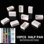 1040 шт. пустой кювет белый полукювет Краски Пластик акварель пустой полный или полу-Краски кастрюли палитра художника Mayitr